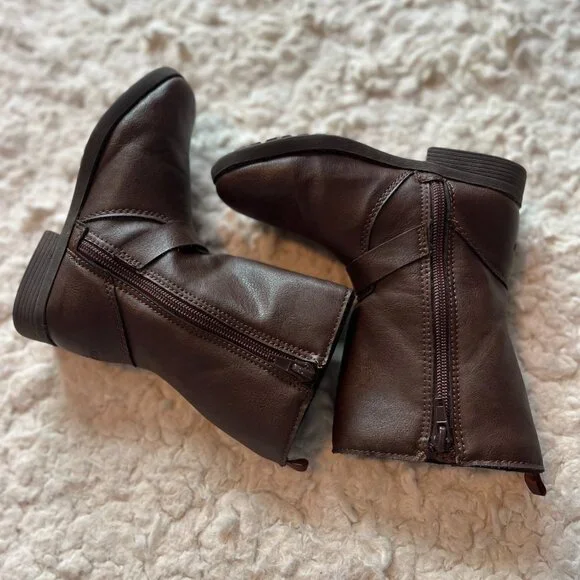 OshKosh B'gosh girls tamiko star boots brown - Picture 5 of 7